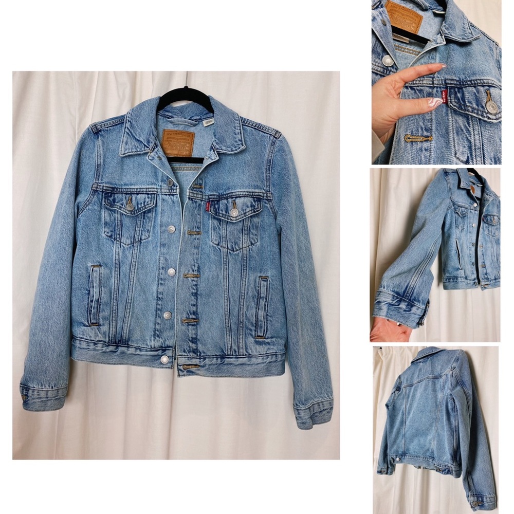 Levi’s 90s Vintage Blue Denim Trucker Jacket Size M